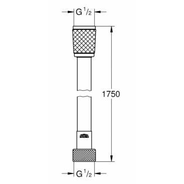 Душевой шланг Grohe Relexaflex AntiScratch 175 см