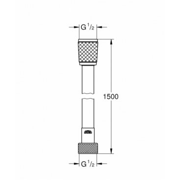 Шланг для душа Grohe Rotaflex 150 см