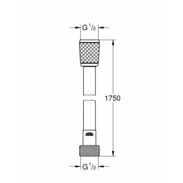 Шланг для душа Grohe Rotaflex 175 см