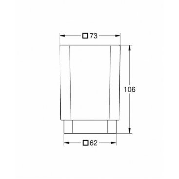 Стакан Grohe Selection Cube 40783000