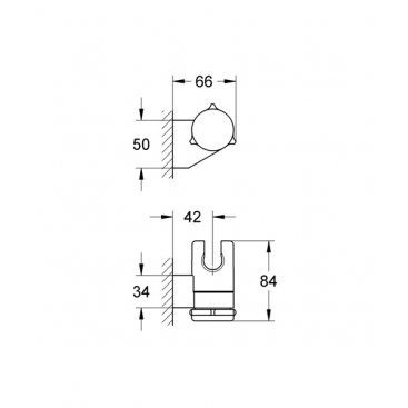 Держатель для лейки Grohe Tempesta Classic 27595000