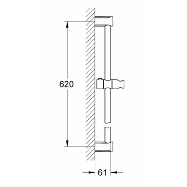 Душевая штанга Grohe Tempesta Cosmopolitan 27521000