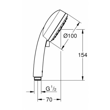 Ручной душ Grohe Tempesta Cosmopolitan 27571002