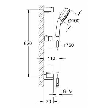 Душевой гарнитур Grohe Tempesta Cosmopolitan 27929002