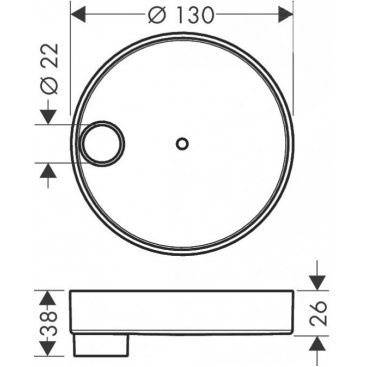 Съемная мыльница Hansgrohe Casetta C Puro 28679000