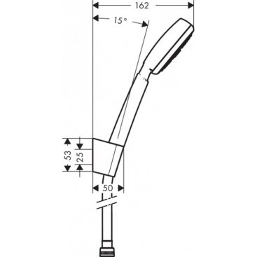 Душевой набор Hansgrohe Crometta 100 26664400