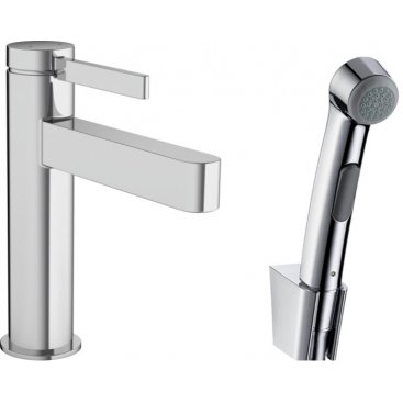 Смеситель для раковины Hansgrohe Finoris 76210000 с гигиеническим душем