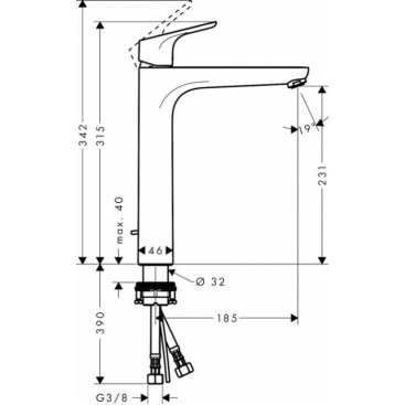 Смеситель для раковины Hansgrohe Focus 31531000