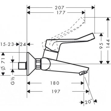 Смеситель для раковины Hansgrohe Focus 31913000