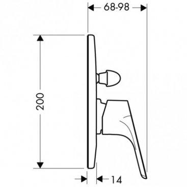 Смеситель для душа Hansgrohe Focus 31947000