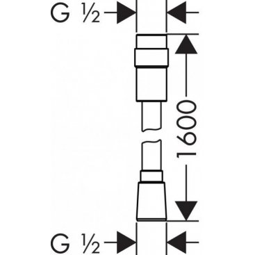 Шланг для душа Hansgrohe Isiflex 28248000