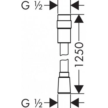 Шланг для душа Hansgrohe Isiflex 28249000