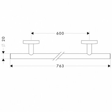 Полотенцедержатель Hansgrohe Logis 40516000