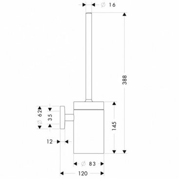 Ершик Hansgrohe Logis 40522820