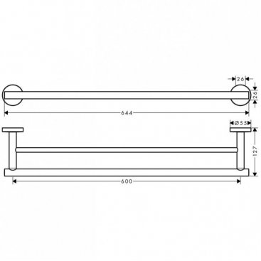 Полотенцедержатель Hansgrohe Logis Universal 41712000