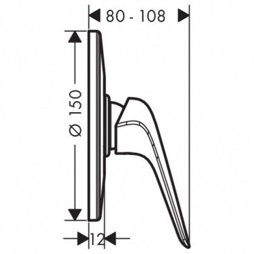 Смеситель для душа Hansgrohe Novus 71068000