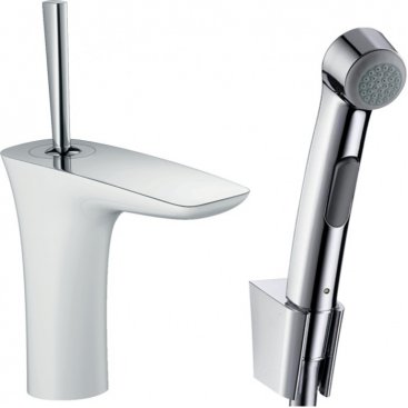 Смеситель для раковины Hansgrohe PuraVida 15275400 с гигиеническим душем