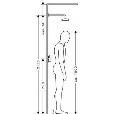 Верхний душ Hansgrohe Raindance Select E 300 26609400