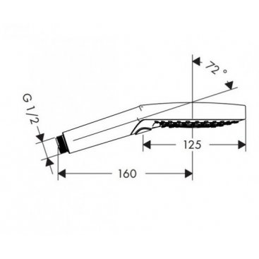 Ручная лейка Hansgrohe Raindance Select S 120 Air Eco Smart 26531000