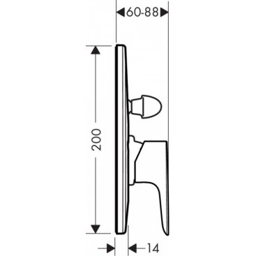 Смеситель для душа Hansgrohe Talis E 71746000