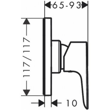 Смеситель для душа Hansgrohe Talis E 71764000