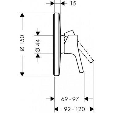 Смеситель для душа Hansgrohe Talis S 72605000