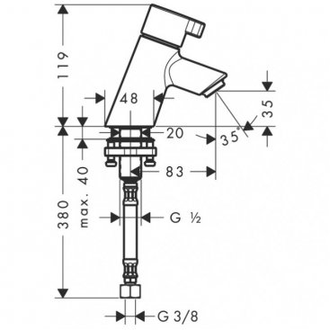 Кран Hansgrohe Talis 13132000