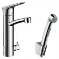 Смеситель для раковины Hansgrohe Talis S 31515000 с гигиенической лейкой