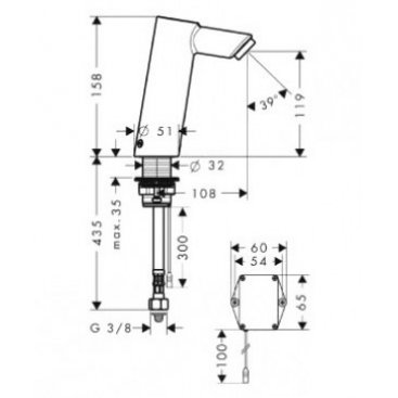 Смеситель для раковины Hansgrohe Talis S2 32110000