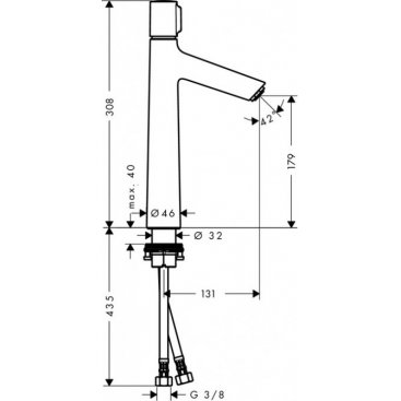 Смеситель для раковины Hansgrohe Talis Select S 190 72045000