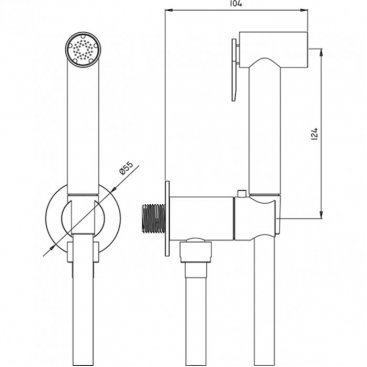 Гигиенический набор Huber Shower TT00792540