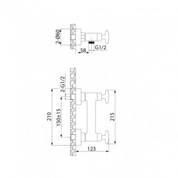 Смеситель для душа Iddis Acros ACRSB00i03WA