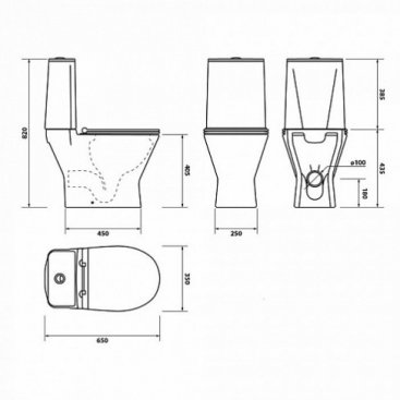 Унитаз Iddis Edifice EDI2DSEi24