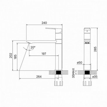 Смеситель для кухни Iddis Edifice EDISB00i05