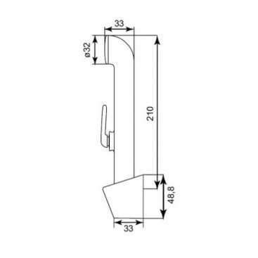 Гигиеническая лейка Iddis Optima Home 0201F15i20