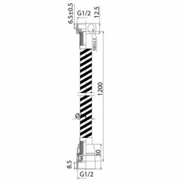 Шланг для душа Iddis Optima Home A50611 1.2