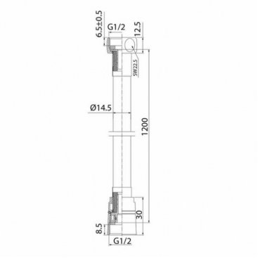 Шланг для душа Iddis Optima Home A50711 1.2