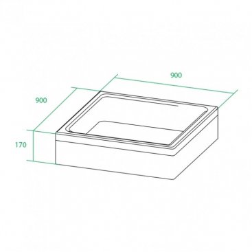 Душевой поддон Iddis Optima Home P19W