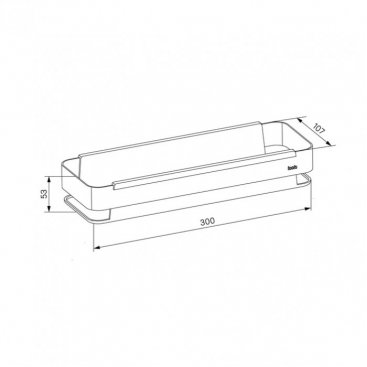 Полка Iddis Optima Home SHE13SBi44