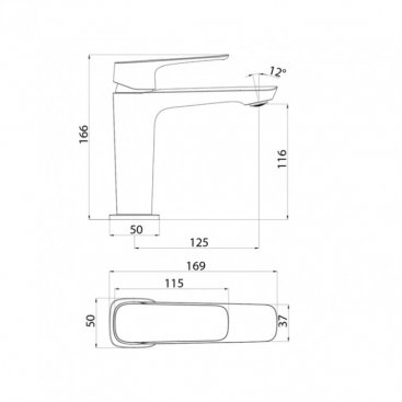 Смеситель для раковины Iddis Sign SIGSB00i01