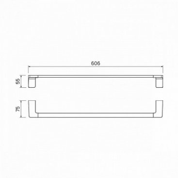 Полотенцедержатель Iddis Slide SLISC10i49