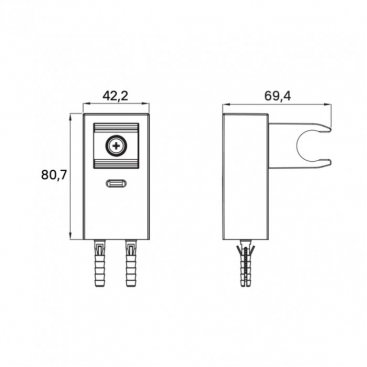 Держатель для лейки Iddis Slide SLICL00i53