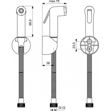 Гигиенический набор Ideal Standard B0040AA 3 в 1