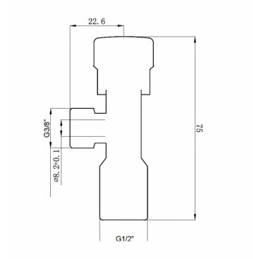 Вентиль угловой Ideal Standard B7883AA