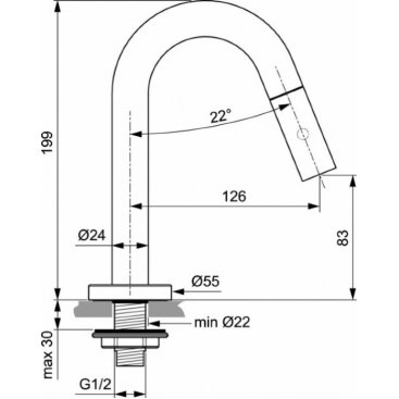 Излив набортный Ideal Standard IdealSteam F2842XG