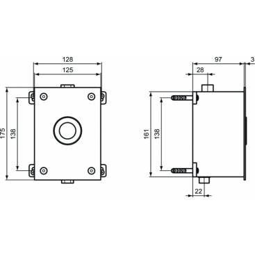 Панель смыва для писсуара Ideal Standard Septa Pro U2 P0115AA