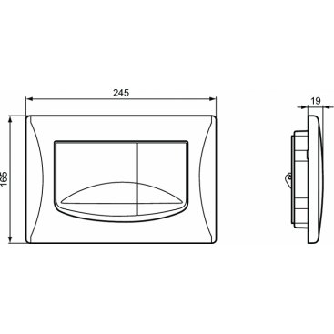 Панель смыва Ideal Standard Solea M2 R0109