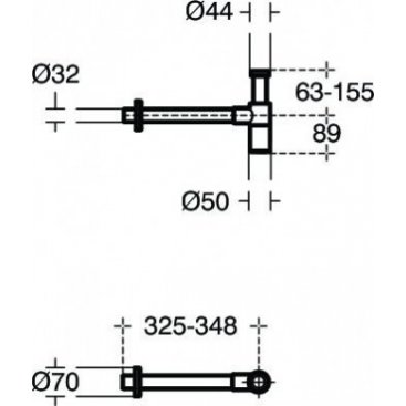 Сифон для раковины Ideal Standard T4441XG