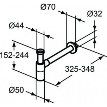 Сифон для раковины Ideal Standard T4441XG