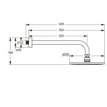 Душевая система Ideal Standard Ceraflex BC447AA 4 в 1